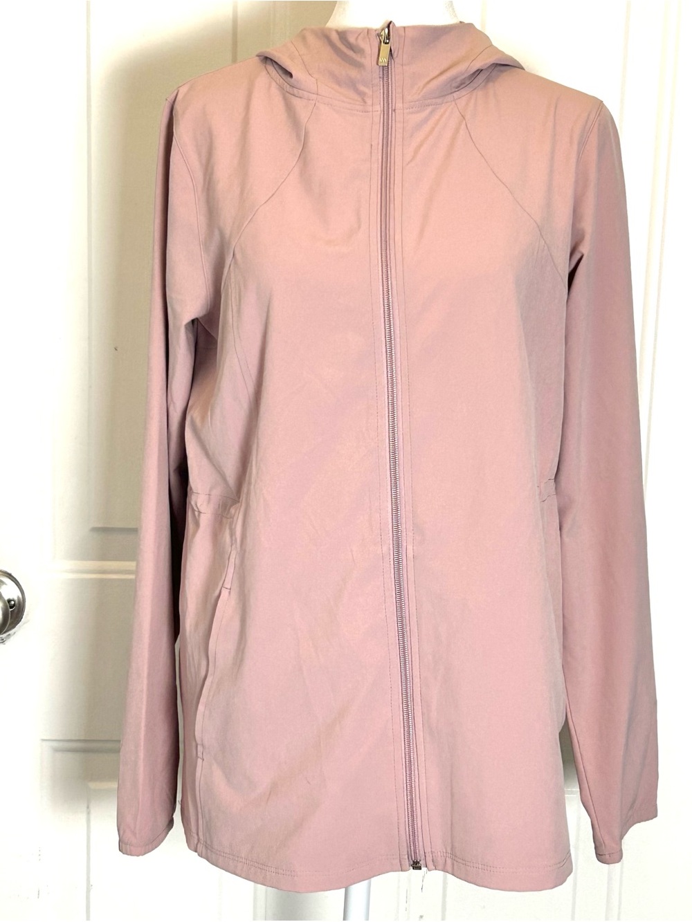 All in Motion Jacket Women's XS Pink Athletic Zip-Up Lightweight Hooded